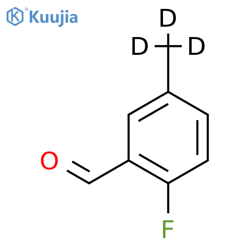 2-Fluoro-5-(trideuteriomethyl)benzaldehyde structure
