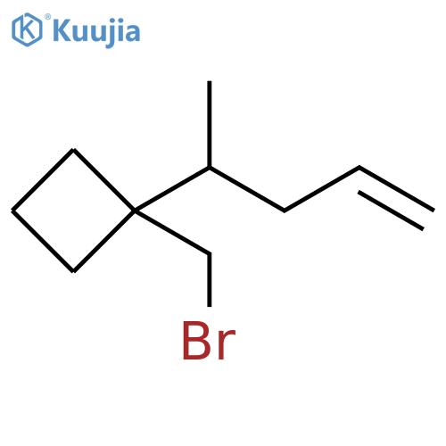 Cyclobutane, 1-(bromomethyl)-1-(1-methyl-3-buten-1-yl)- structure