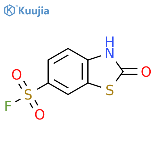 2-Oxo-2,3-dihydro-1,3-benzothiazole-6-sulfonyl fluoride structure