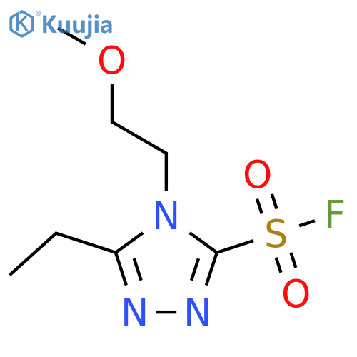 4H-1,2,4-Triazole-3-sulfonyl fluoride, 5-ethyl-4-(2-methoxyethyl)- structure
