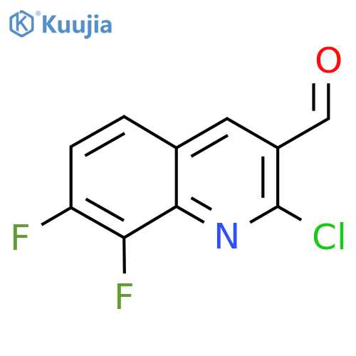 2-Chloro-7,8-difluoroquinoline-3-carbaldehyde structure