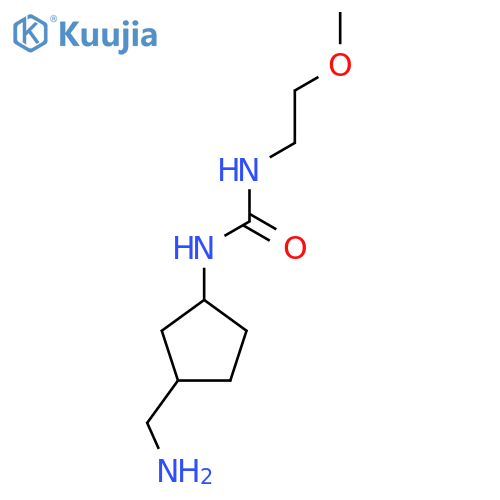 1-[3-(Aminomethyl)cyclopentyl]-3-(2-methoxyethyl)urea structure