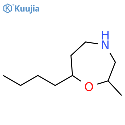 1,4-Oxazepine, 7-butylhexahydro-2-methyl- structure