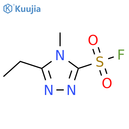 5-ethyl-4-methyl-4H-1,2,4-triazole-3-sulfonyl fluoride structure
