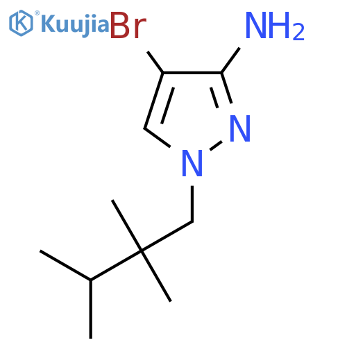 4-bromo-1-(2,2,3-trimethylbutyl)-1H-pyrazol-3-amine structure