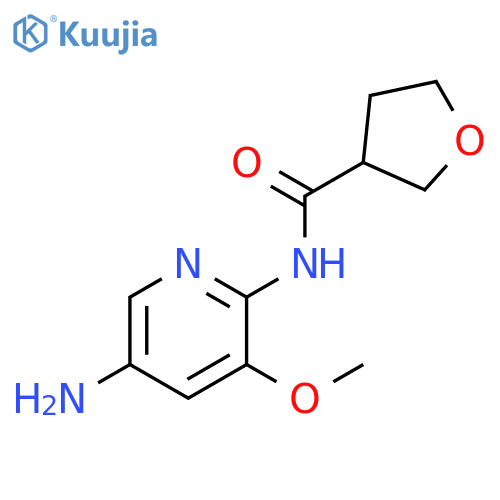 3-Furancarboxamide, N-(5-amino-3-methoxy-2-pyridinyl)tetrahydro- structure