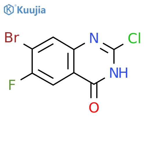 4(3H)-Quinazolinone, 7-bromo-2-chloro-6-fluoro- structure