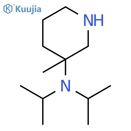 3-methyl-N,N-bis(propan-2-yl)piperidin-3-amine structure