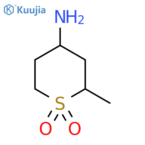 4-Amino-2-methyl-1lambda6-thiane-1,1-dione structure