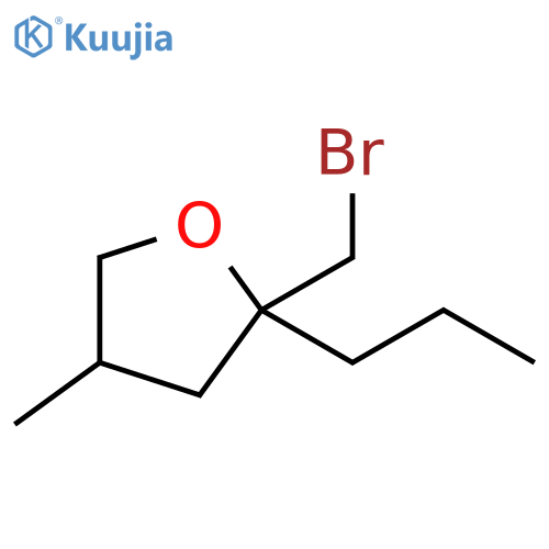 Furan, 2-(bromomethyl)tetrahydro-4-methyl-2-propyl- structure