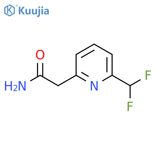 2-6-(difluoromethyl)pyridin-2-ylacetamide structure