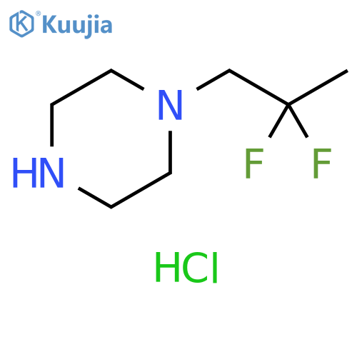 1-(2,2-difluoropropyl)piperazine dihydrochloride structure