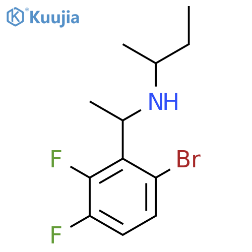 1-(6-bromo-2,3-difluorophenyl)ethyl(butan-2-yl)amine structure