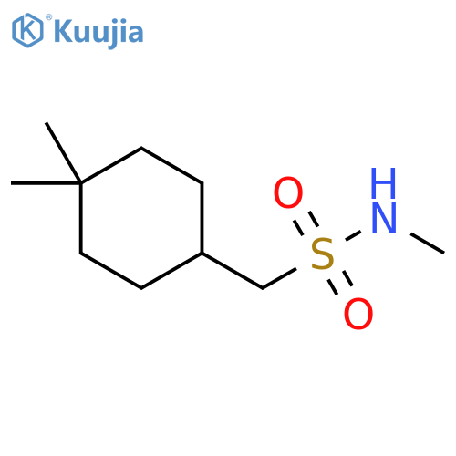 Cyclohexanemethanesulfonamide, N,4,4-trimethyl- structure