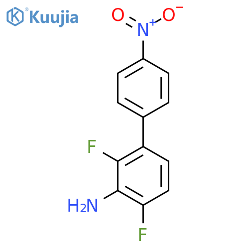 2,6-Difluoro-3-(4-nitrophenyl)aniline structure