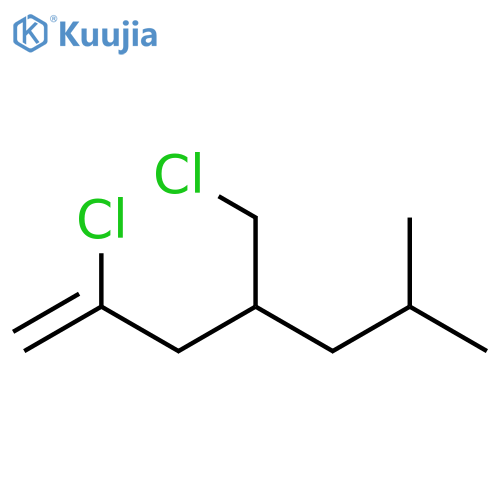 1-Heptene, 2-chloro-4-(chloromethyl)-6-methyl- structure