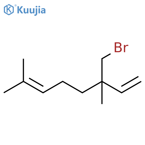 1,6-Octadiene, 3-(bromomethyl)-3,7-dimethyl- structure