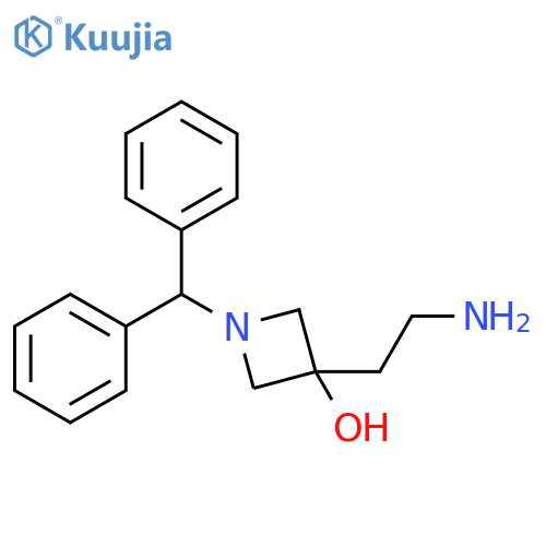 3-(2-aminoethyl)-1-benzhydryl-azetidin-3-ol structure
