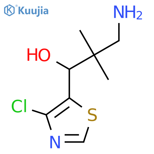 5-Thiazolemethanol, α-(2-amino-1,1-dimethylethyl)-4-chloro- structure