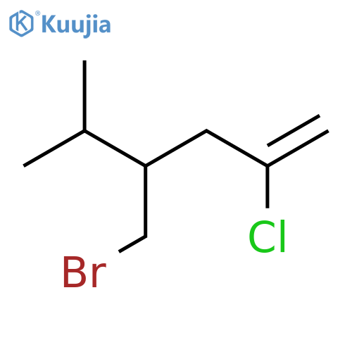 1-Hexene, 4-(bromomethyl)-2-chloro-5-methyl- structure
