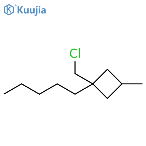 Cyclobutane, 1-(chloromethyl)-3-methyl-1-pentyl- structure
