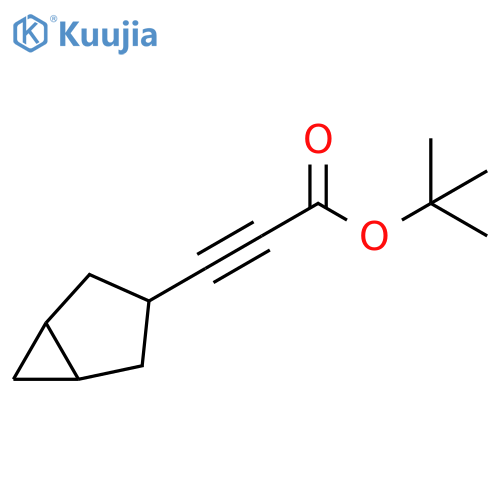 2-Propynoic acid, 3-bicyclo[3.1.0]hex-3-yl-, 1,1-dimethylethyl ester structure