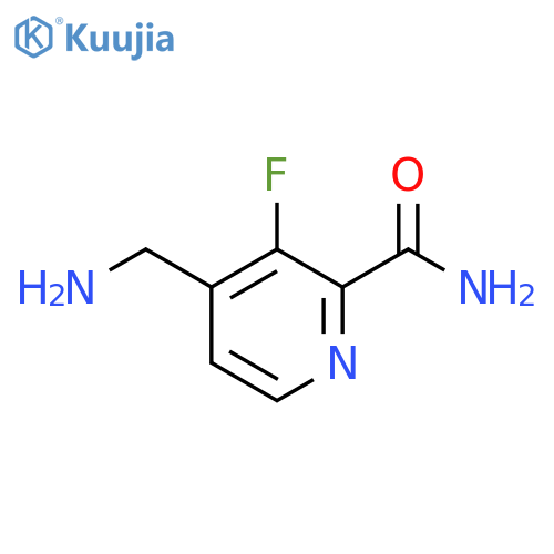 2-Pyridinecarboxamide, 4-(aminomethyl)-3-fluoro- structure