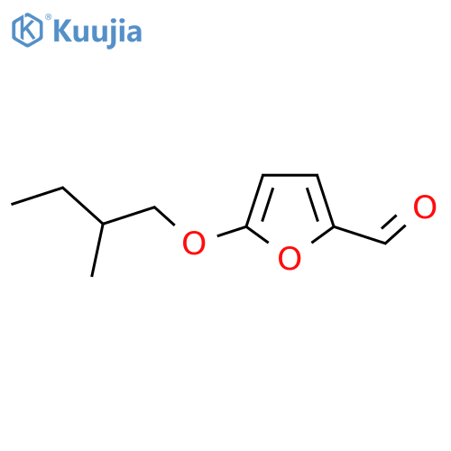 5-(2-Methylbutoxy)furan-2-carbaldehyde structure