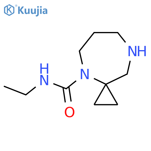 N-ethyl-4,8-diazaspiro2.6nonane-4-carboxamide structure
