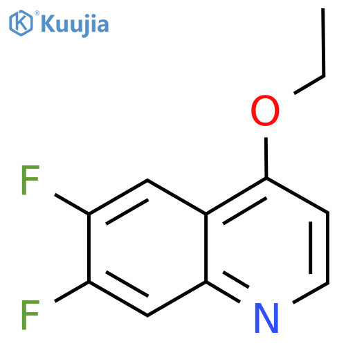 4-ethoxy-6,7-difluoroquinoline structure