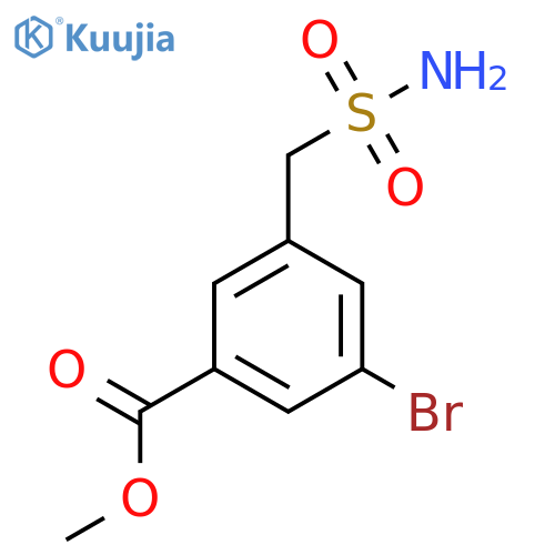 methyl 3-bromo-5-(sulfamoylmethyl)benzoate structure