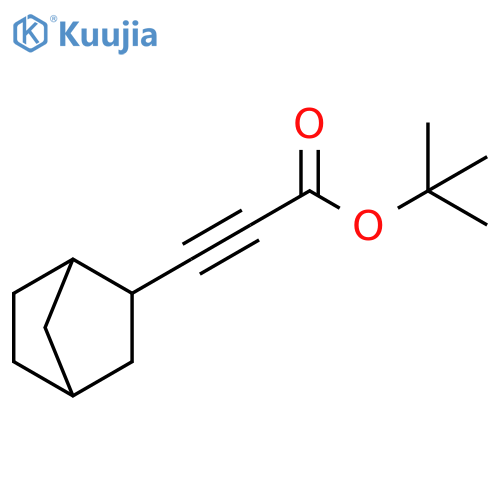 2-Propynoic acid, 3-bicyclo[2.2.1]hept-2-yl-, 1,1-dimethylethyl ester structure