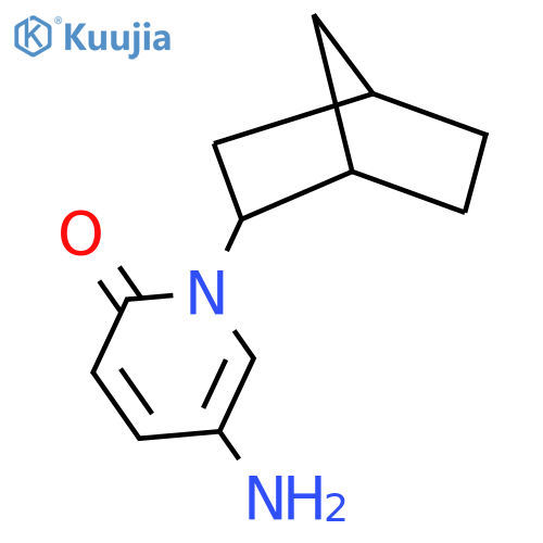 5-amino-1-{bicyclo2.2.1heptan-2-yl}-1,2-dihydropyridin-2-one structure