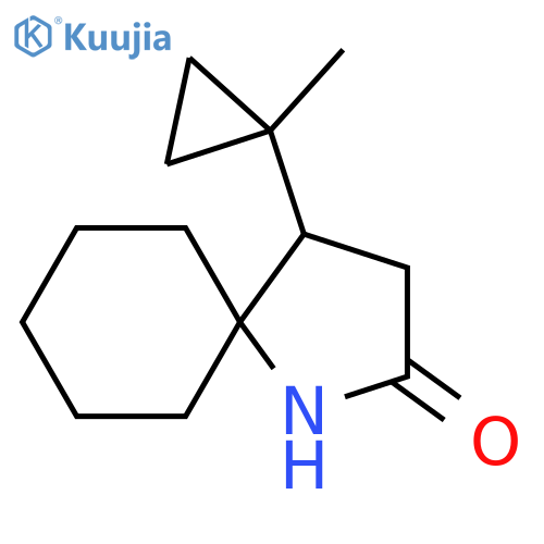 4-(1-Methylcyclopropyl)-1-azaspiro[4.5]decan-2-one structure