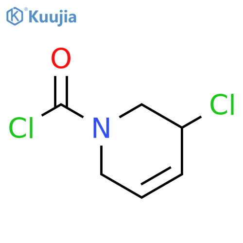 3-chloro-1,2,3,6-tetrahydropyridine-1-carbonyl chloride structure