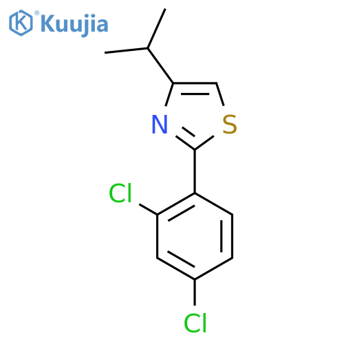 2-(2,4-Dichlorophenyl)-4-(propan-2-yl)-1,3-thiazole structure