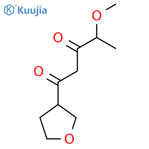 4-methoxy-1-(oxolan-3-yl)pentane-1,3-dione structure