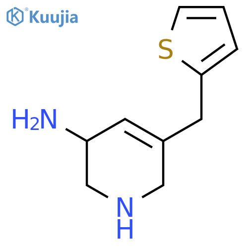 5-[(Thiophen-2-yl)methyl]-1,2,3,6-tetrahydropyridin-3-amine structure