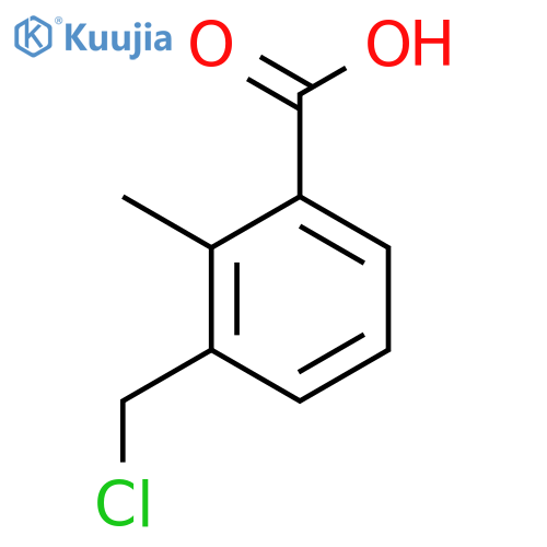 3-(Chloromethyl)-2-methylbenzoic acid structure