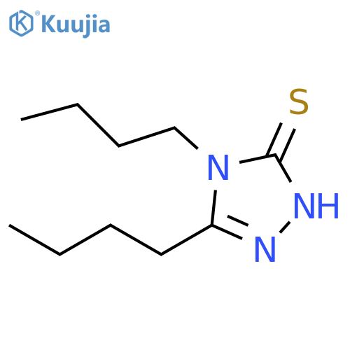 3H-1,2,4-Triazole-3-thione, 4,5-dibutyl-2,4-dihydro- structure