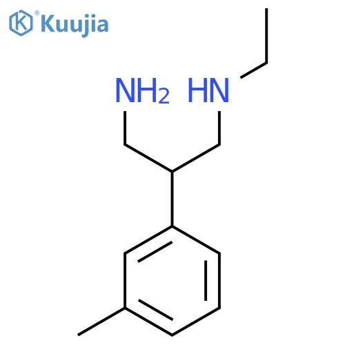 [3-Amino-2-(3-methylphenyl)propyl](ethyl)amine structure