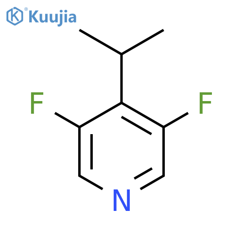 3,5-Difluoro-4-propan-2-ylpyridine structure