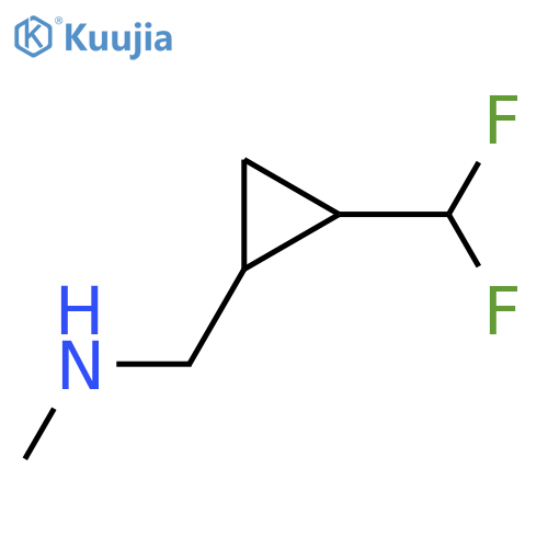 Cyclopropanemethanamine, 2-(difluoromethyl)-N-methyl- structure
