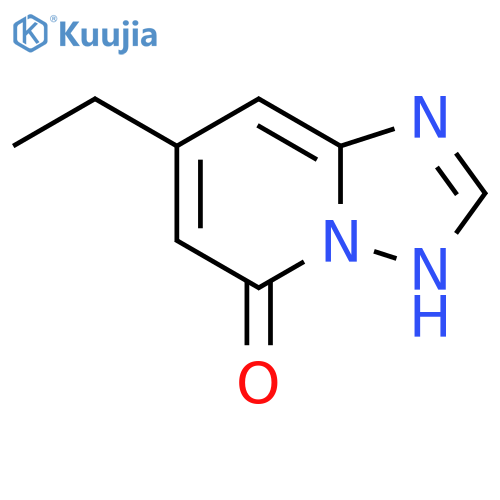 7-ethyl-1,2,4triazolo1,5-apyridin-5-ol structure