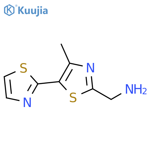 [2,5'-Bithiazole]-2'-methanamine, 4'-methyl- structure