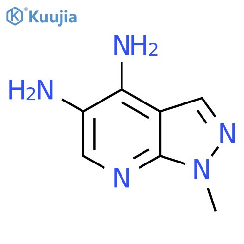 1H-Pyrazolo[3,4-b]pyridine-4,5-diamine, 1-methyl- structure