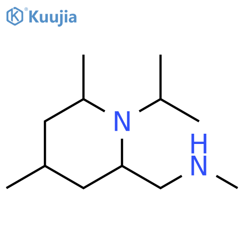 2-Piperidinemethanamine, N,4,6-trimethyl-N-(1-methylethyl)- structure