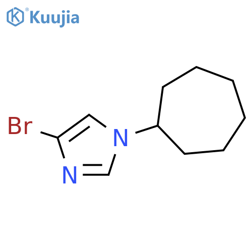 4-bromo-1-cycloheptyl-1H-imidazole structure