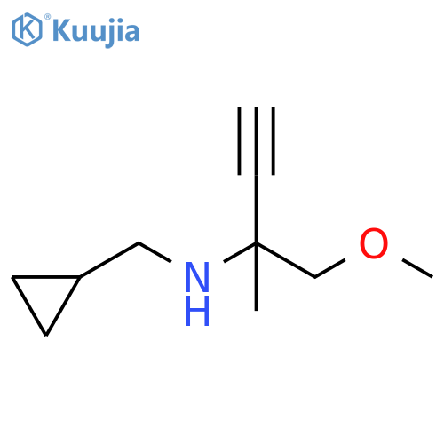 Cyclopropanemethanamine, N-[1-(methoxymethyl)-1-methyl-2-propyn-1-yl]- structure