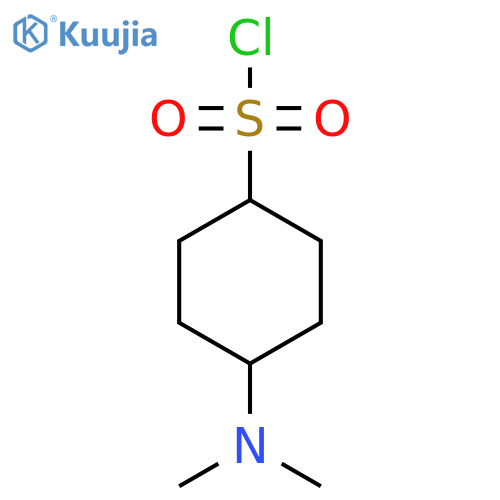 4-(Dimethylamino)cyclohexane-1-sulfonyl chloride structure